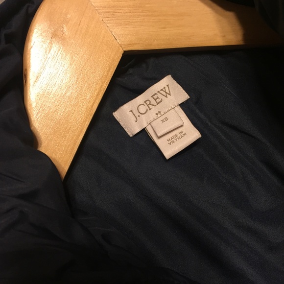 *J. CREW Factory* Quilted Navy Jacket - Picture 6 of 6